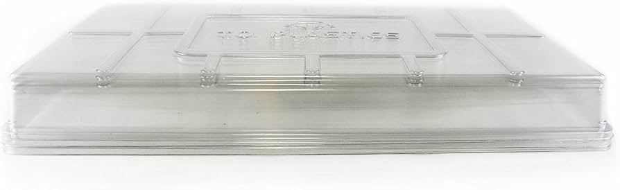 Plant Tray Clear Plastic Humidity Domes: Pack of 5 - Fits 10 Inch x 20 Inch Garden Germination Tr... | Amazon (US)