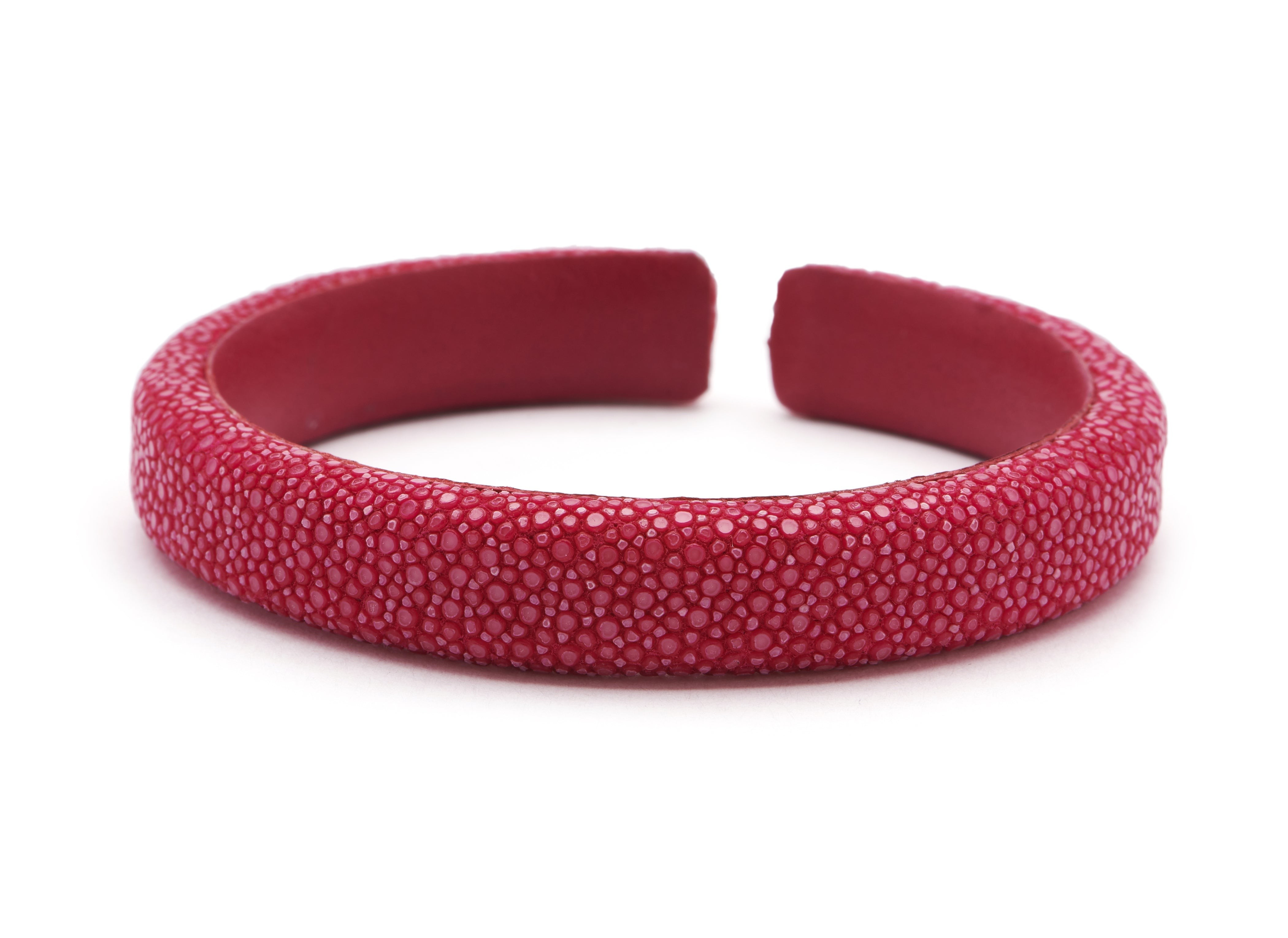Pink Stingray Flat Cuff - 10mm | Andrea Montgomery Designs