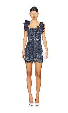 ELLIATT Camila Mini Dress in Blue from Revolve.com | Revolve Clothing (Global)