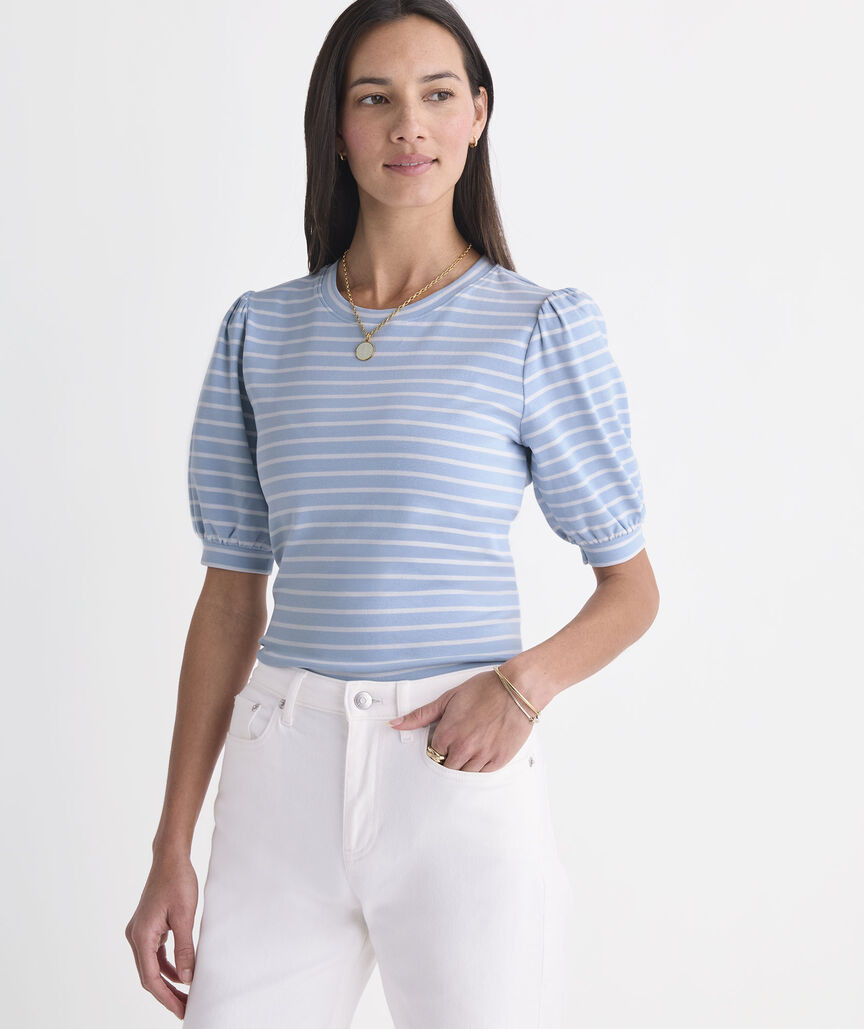 Deluxe Puff Short-Sleeve Top | vineyard vines
