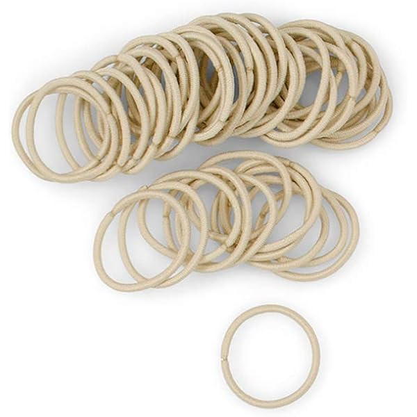100pcs Baby Hair Ties Small Elastic Toddler Hair Ties Seamless Hair Bands Ponytail Holders for Kids  | Amazon (US)