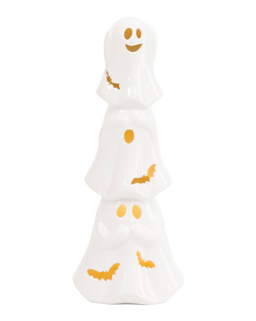 Led Ceramic Triple Stacked Ghosts | TJ Maxx