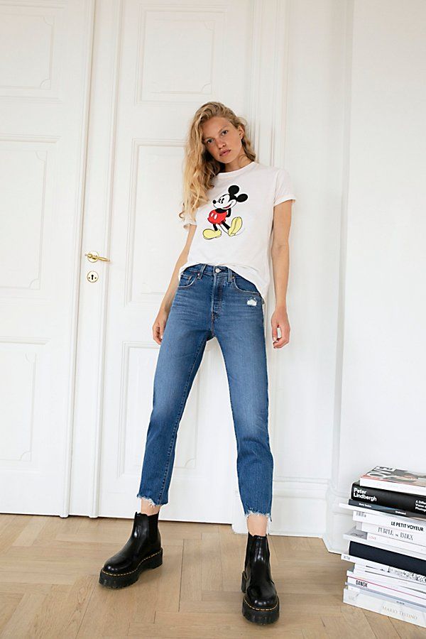 Levi's 501 Crop Jeans by Levi's at Free People, Charleston Fun, 28 | Free People (Global - UK&FR Excluded)