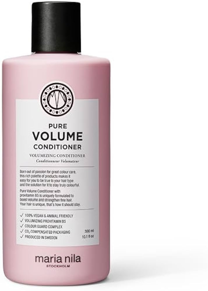 Maria Nila Pure Volume, Vitamin B5 Gives Volume to Thin & Fine Hair, 100% Vegan & Sulfate/Paraben... | Amazon (US)