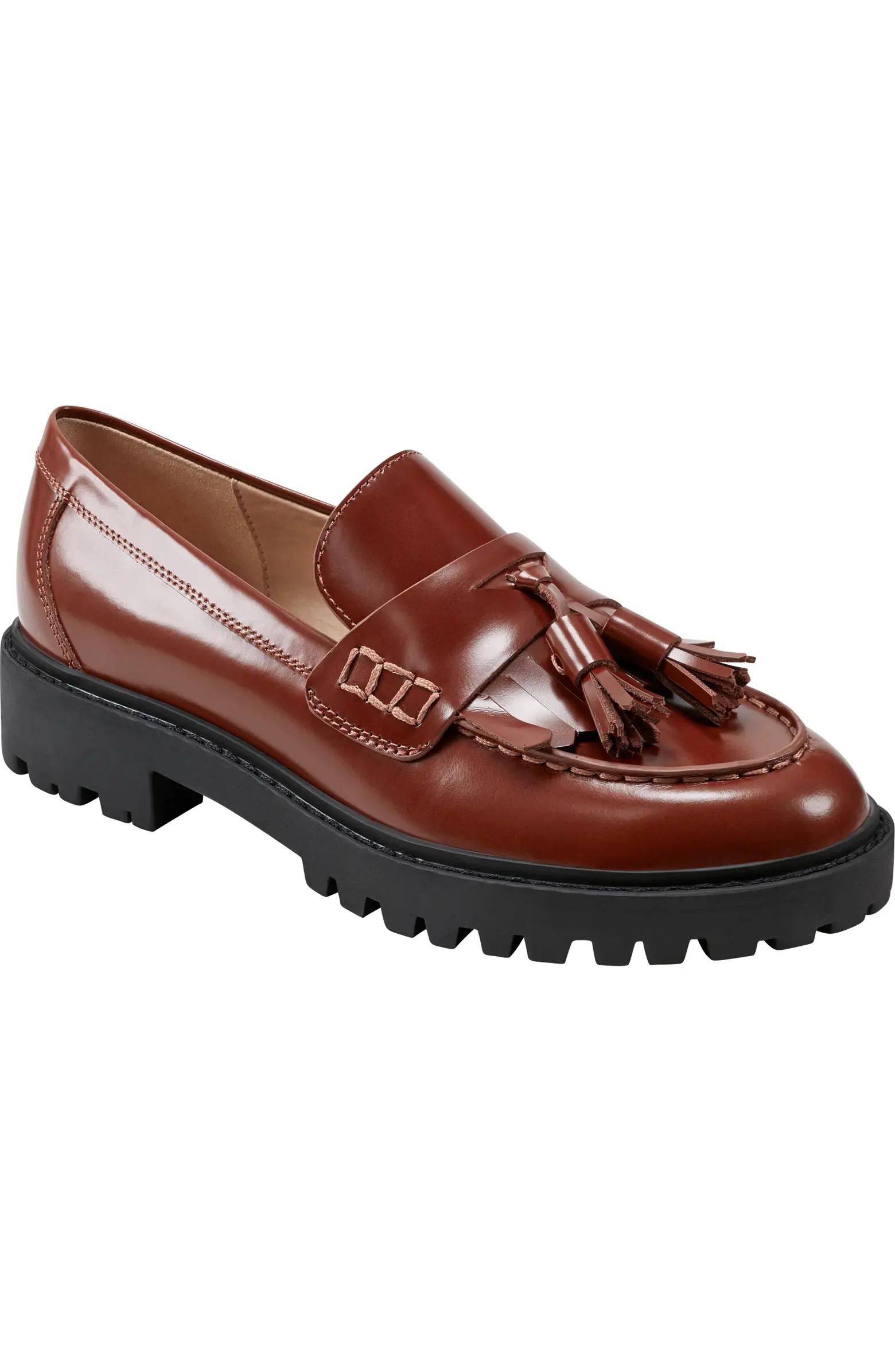Marc Fisher LTD Ozzie Kiltie Lug Loafer (Women) | Nordstrom | Nordstrom