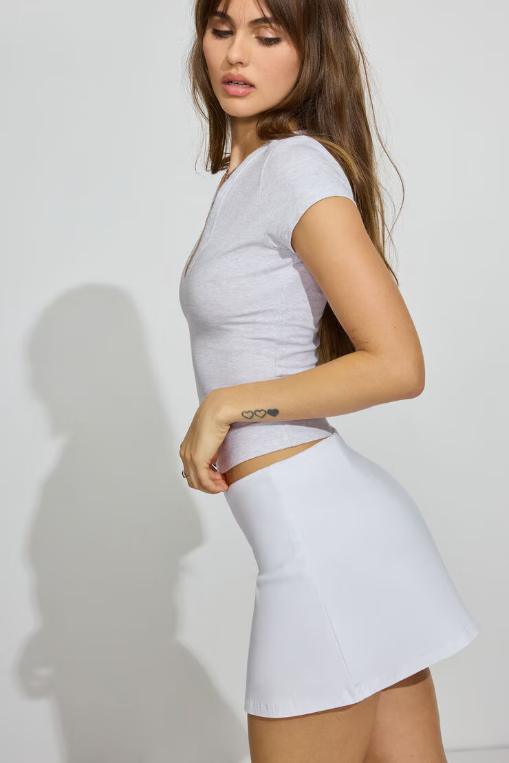 Paris A-Line Micro Skort | Garage Clothing