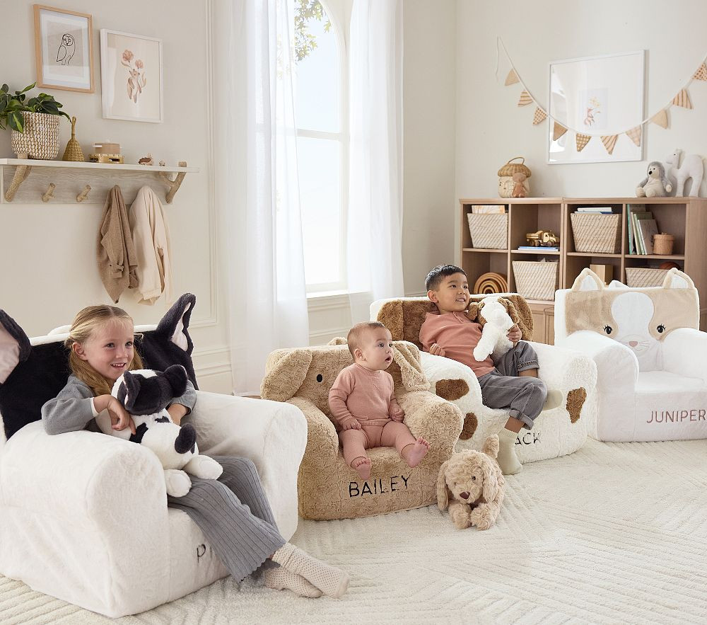 Anywhere Chair®, Cozy Critter Collection Slipcover Only | Pottery Barn Kids