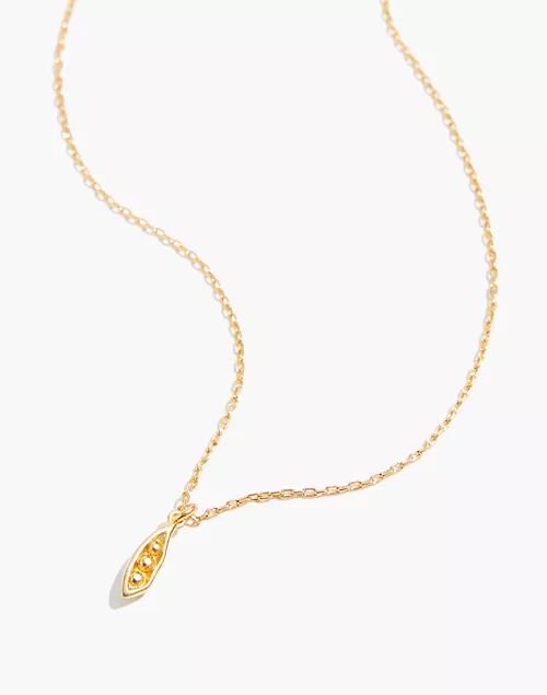 Peapod Pendant Necklace | Madewell