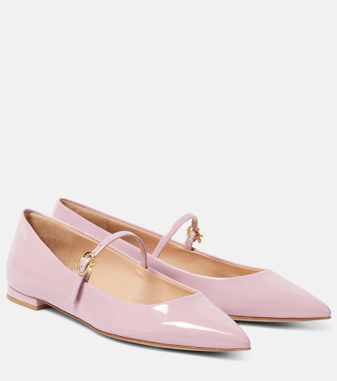 Ribbon Jane 05 patent leather Mary Jane flats | Mytheresa (FR)