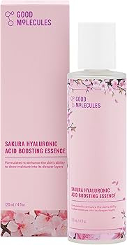 Good Molecules Sakura Hyaluronic Acid Boosting Essence - Ultra Hydrating Facial Moisturizer - Ski... | Amazon (US)