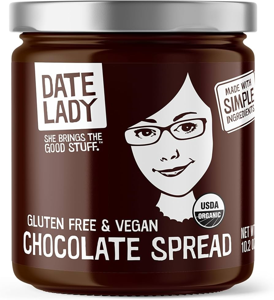 Date Lady Chocolate Date Spread | Organic, Vegan, Paleo, Gluten Free & Kosher, No Added Sugar, No... | Amazon (US)