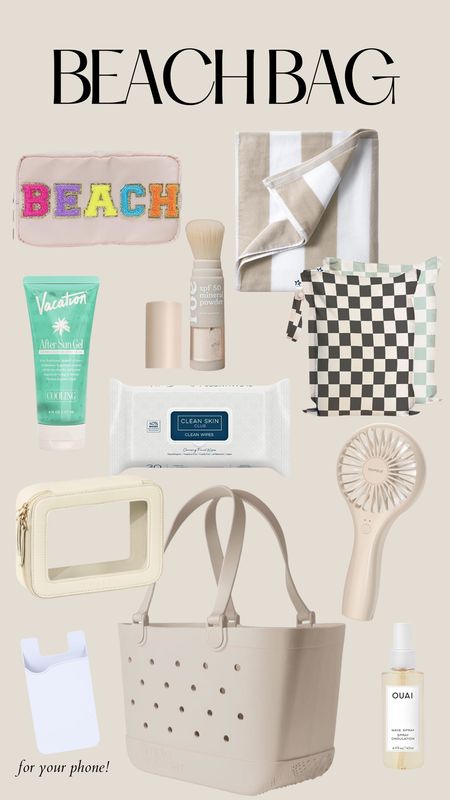 What’s in my beach bag, perfect for spring and summer pool days too!

Beach bag, pool bag, amazon finds, summer, spring accessories, vacation essentials 

#LTKSeasonal #LTKTravel #LTKItBag