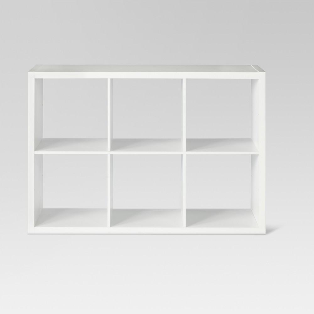 13"" 6 Cube Organizer Shelf White - Threshold | Target