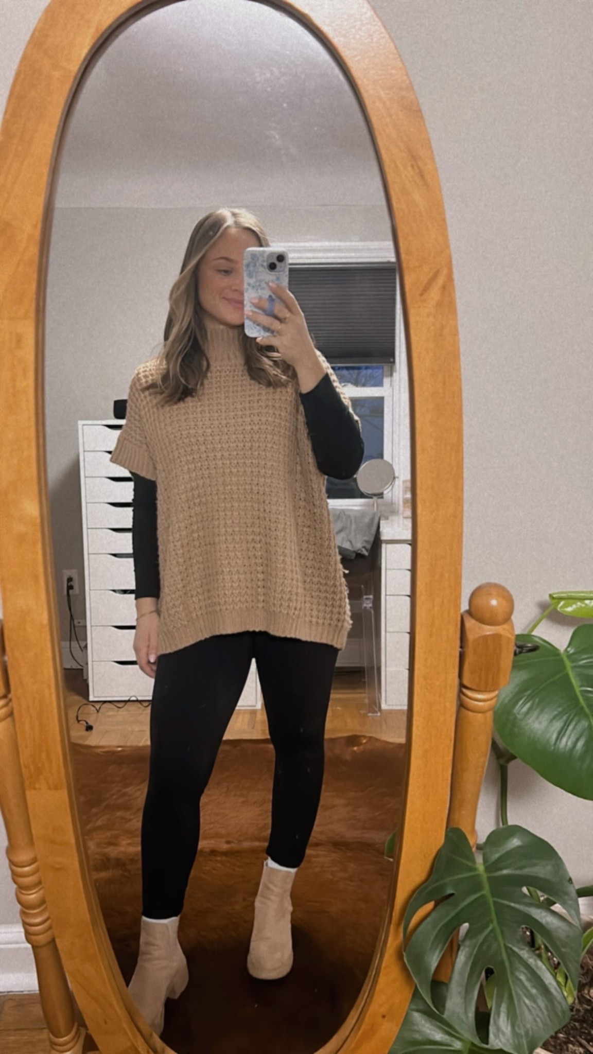 #teach #teacher. Ootd. Outfit of the day. Oversized amazon sweater. Leggings. Steve madden tan boots. Comfortable. Teacher outfit. Fall. Winter. Comfy  

#LTKSeasonal #LTKWorkwear #LTKStyleTip