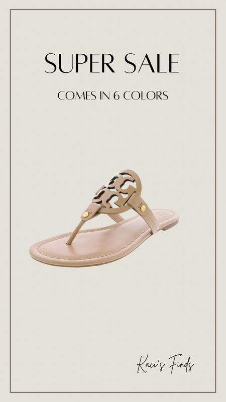 Tory Burch sandals on super sale!!!! 🤍

Sandals
Shoes
Summer sandals
Walmart finds

#LTKGiftGuide #LTKsalealert #LTKworkwear