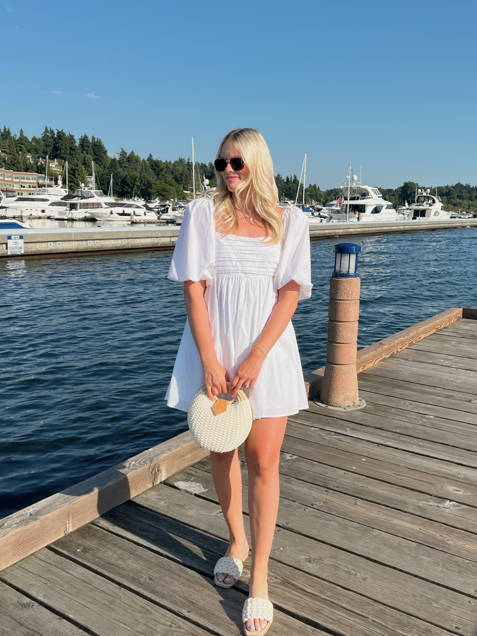 Dress runs TTS, wearing medium tall 

#summerdresses #whitedresses #summeroutfits 

#LTKunder100 #LTKunder50 #LTKFind