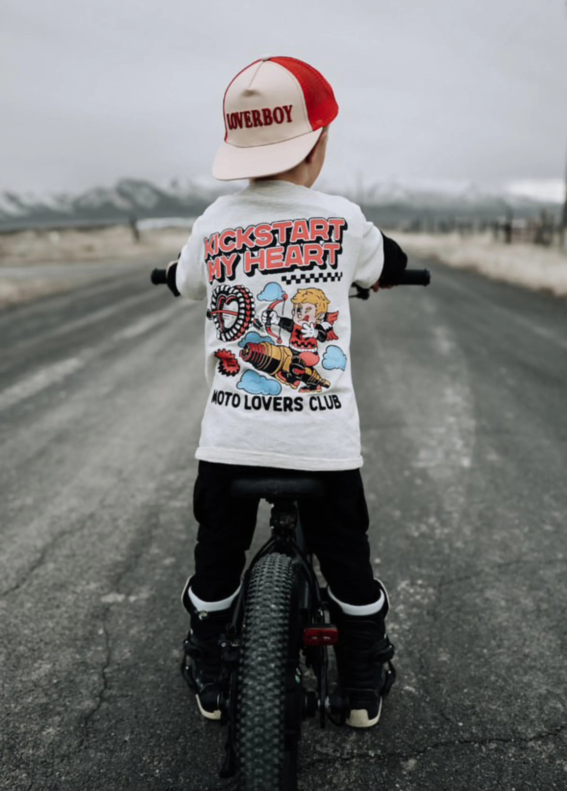 Wheelies Over Roses T-Shirt | Little Trouble