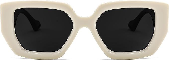 FEISEDY Oversized Square Sunglasses for Women Men Thick Frame Shades B4074 | Amazon (US)