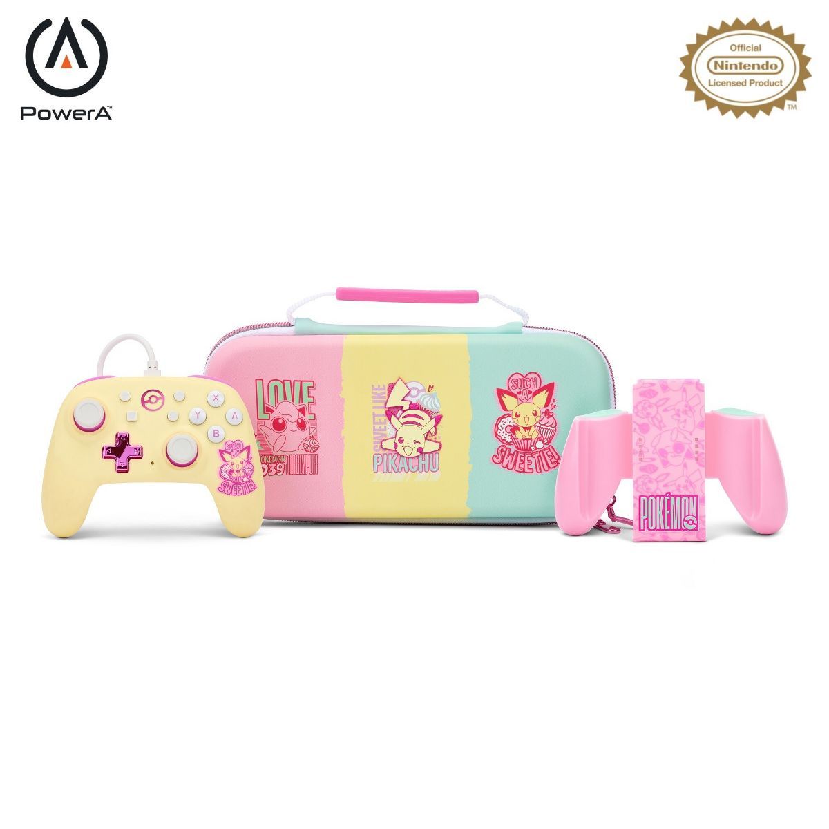 PowerA Nano Wired Controller with Protection Case and Comfort Grips - Pokémon: Sweet Friends | Target