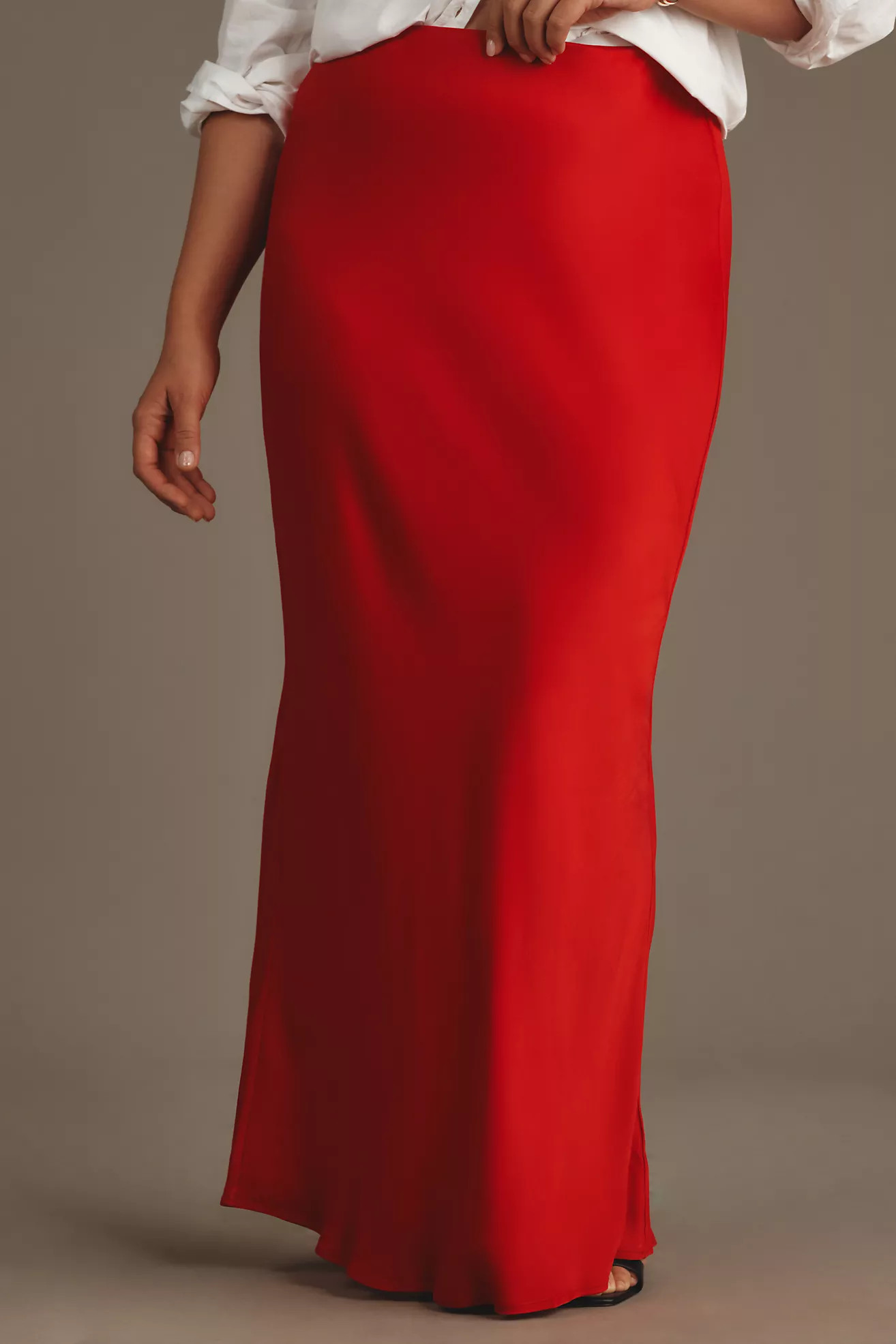 The Tilda Maxi Slip SkirtBy Anthropologie499 Reviews Reviews$98.00 – $108.00Color: REDFitStanda... | Anthropologie (US)