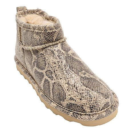 BEARPAW® Shorty Exotic Bootie with Rain & Stain Repellent | HSN