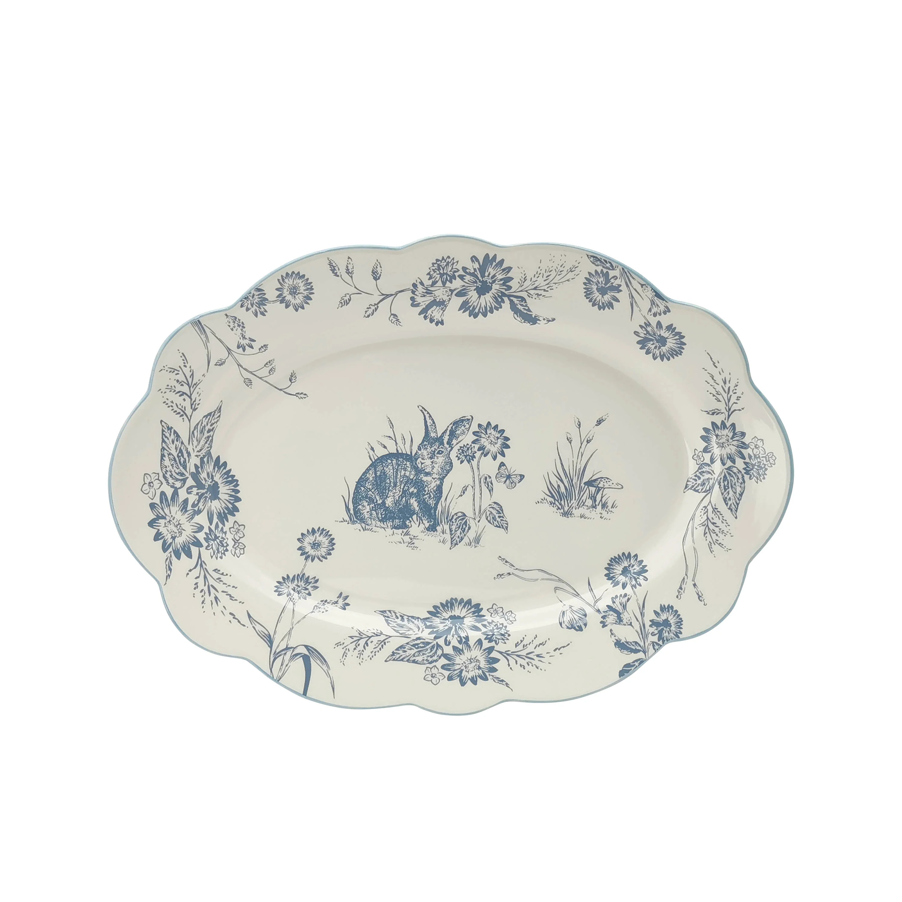 Way to Celebrate Ceramic Oval Serving Tray | Walmart (US)