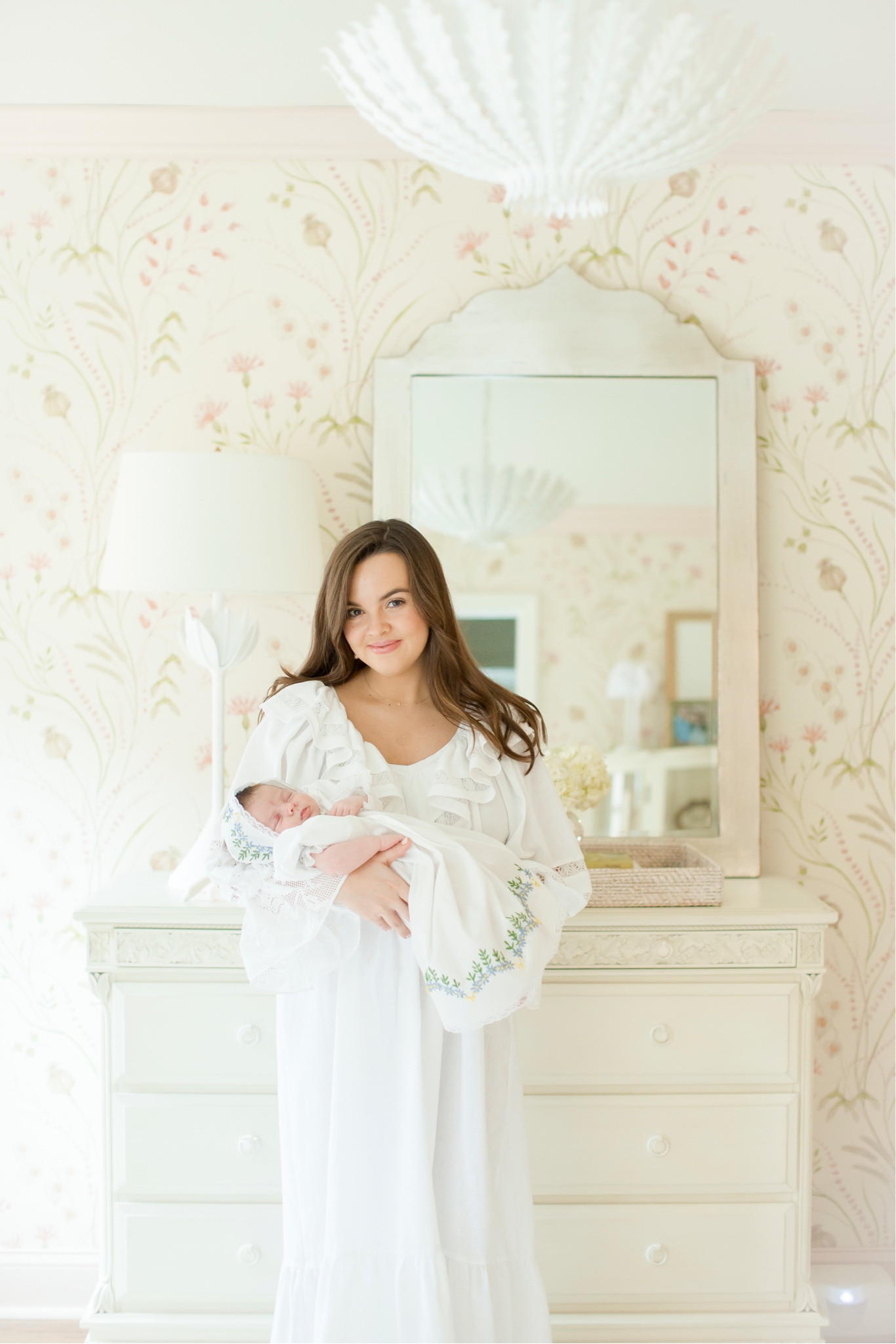 The chandelier in Anne Merritt’s nursery is one of my favorite aspects! It’s light & airy, but contains intricate detail, which makes it so unique! We chose the Medium size for her room! 

#LTKbaby #LTKhome