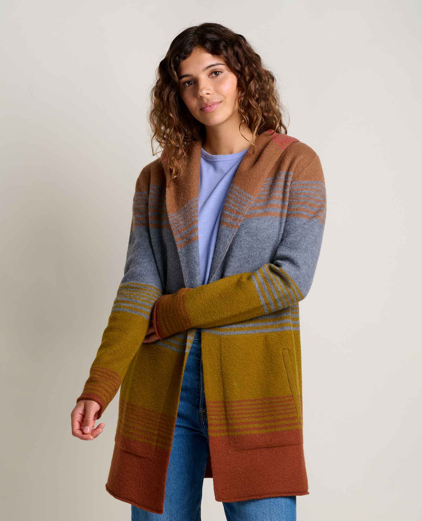 Heartfelt Merino Wool Open Front Cardigan Hoodie | Toad&Co | Toad&Co
