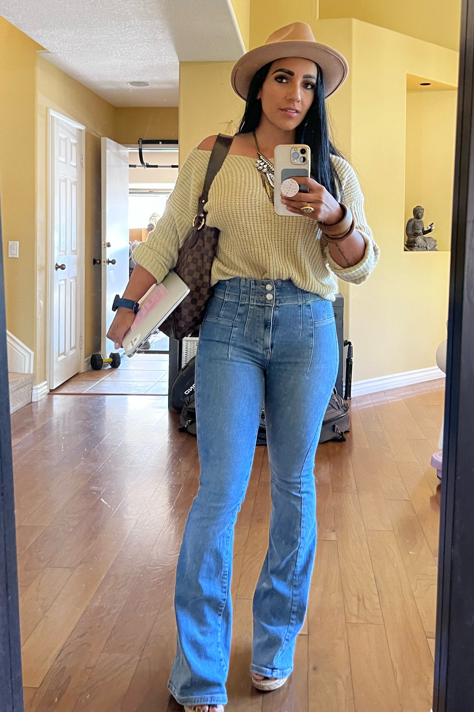 Bohemian style. Country outfit. Comfy.


#monday #flarejeans #bohemian 

#LTKStyleTip #LTKShoeCrush #LTKTravel