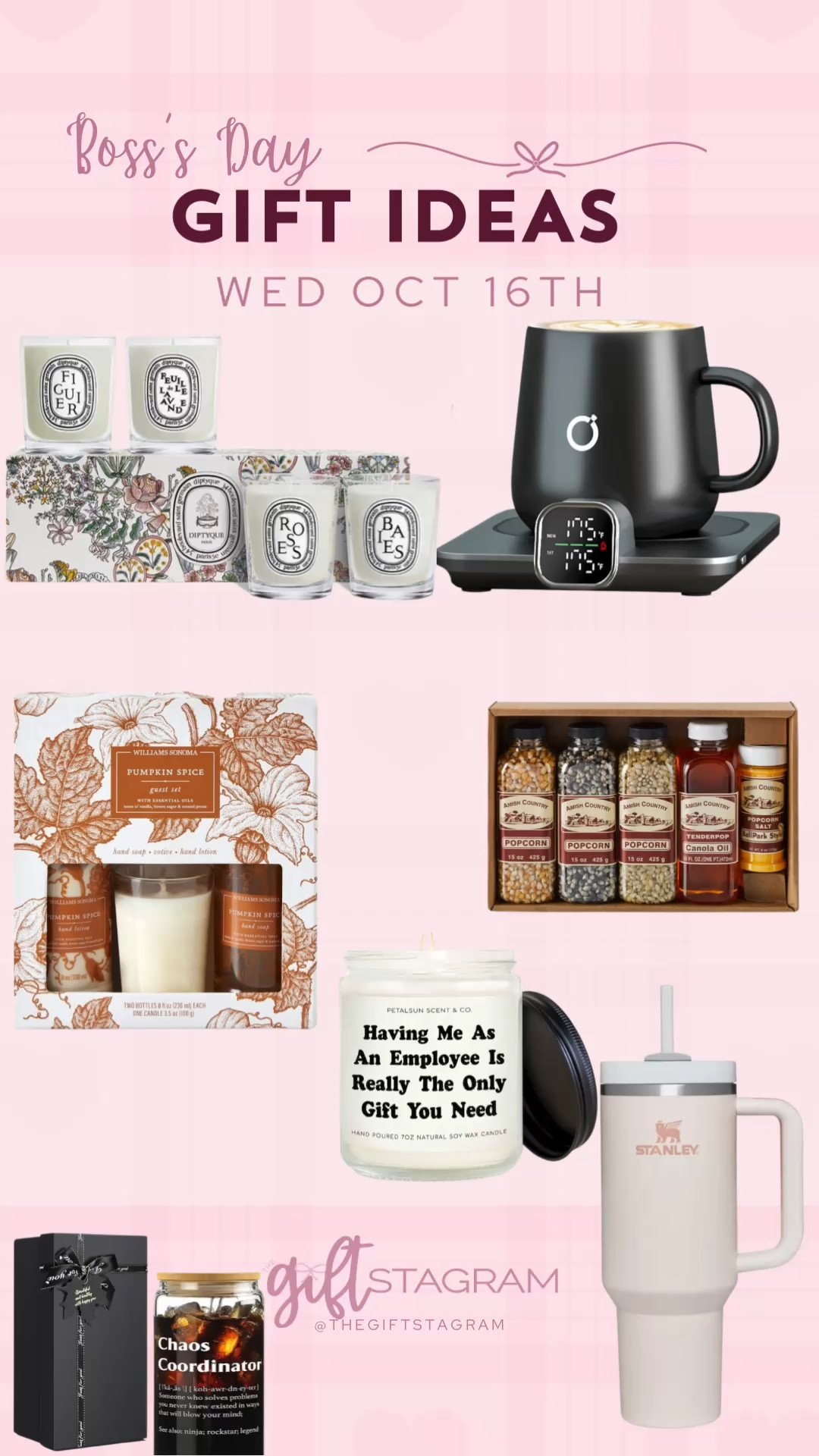 Boss’s Day & Co Worker Gift Ideas🖤 Happy Gifting! 

#LTKVideo #LTKFindsUnder50 #LTKSeasonal