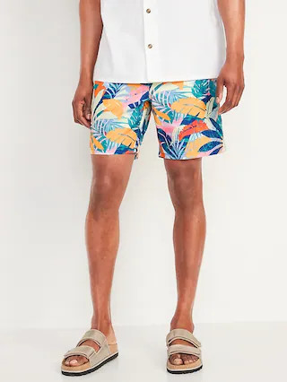 Printed Swim Trunks for Men --7-inch inseam | Old Navy (US)