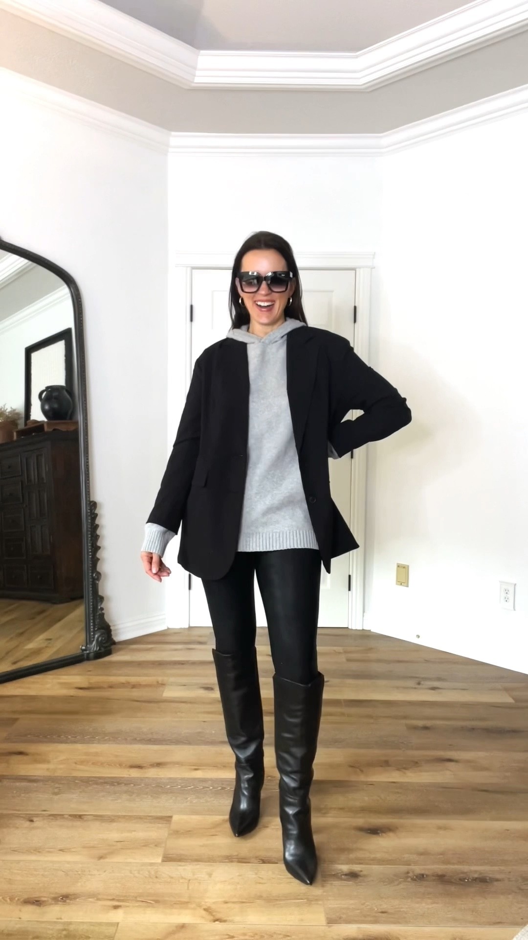 The men’s section of Target is 🔥, ladies! Don’t let the guys have all the fun!

Sweater hoodie | Spanx faux leather leggings | black heel boots | Nordstrom | Target style | elevated casual quay sunglasses | gray hoodie 



#LTKunder100 #LTKunder50 #LTKstyletip