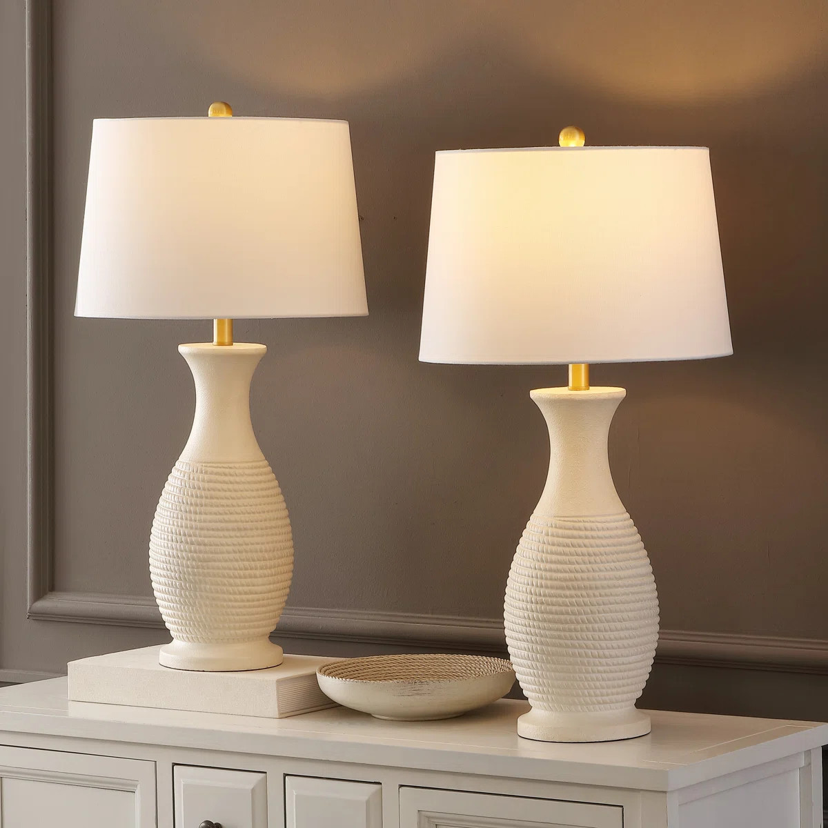 Plath Resin Table Lamp (Set of 2) | Wayfair North America