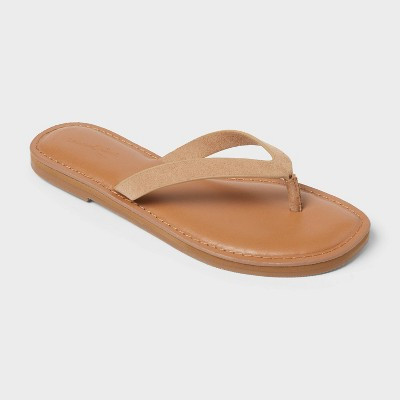 Women's Sherry Thong Sandals - Universal Thread™ Sand 8 | Target