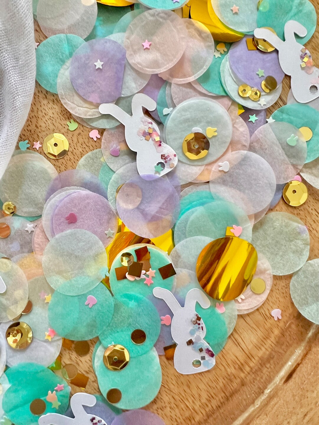 Easter Bunny Confetti | pastel Spring confetti, Easter party decor, bunny table decor, Easter con... | Etsy (US)