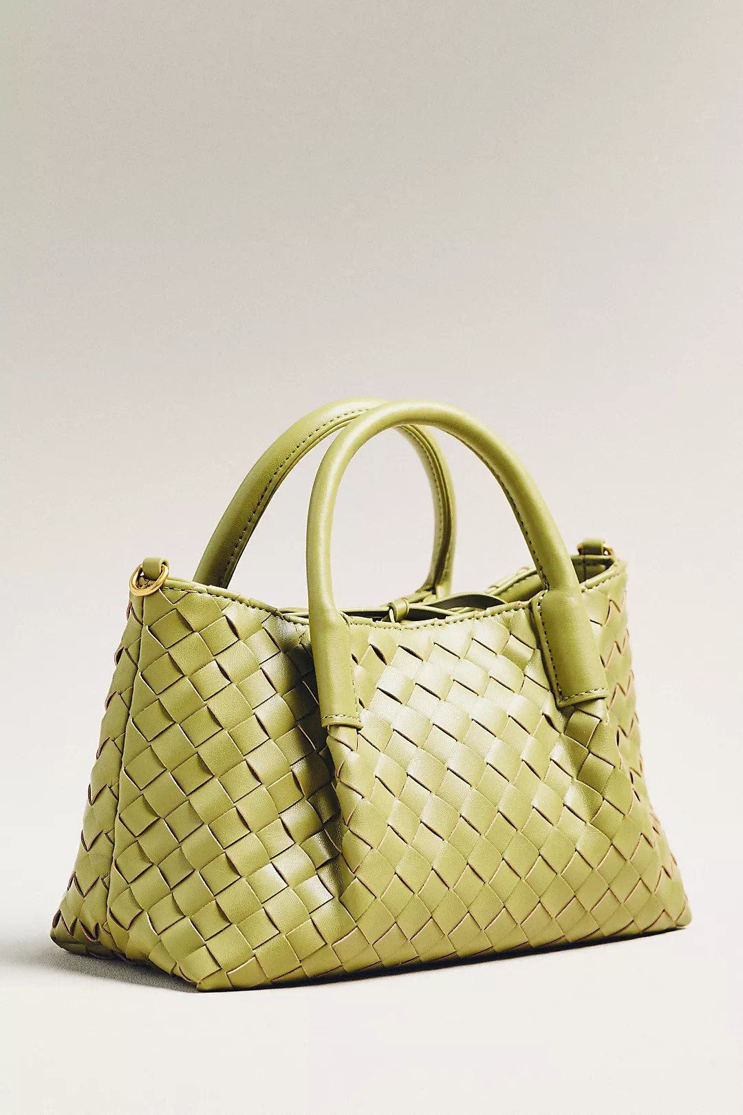 Mini Top-Handle Woven Tote with Wallet | Anthropologie (US)