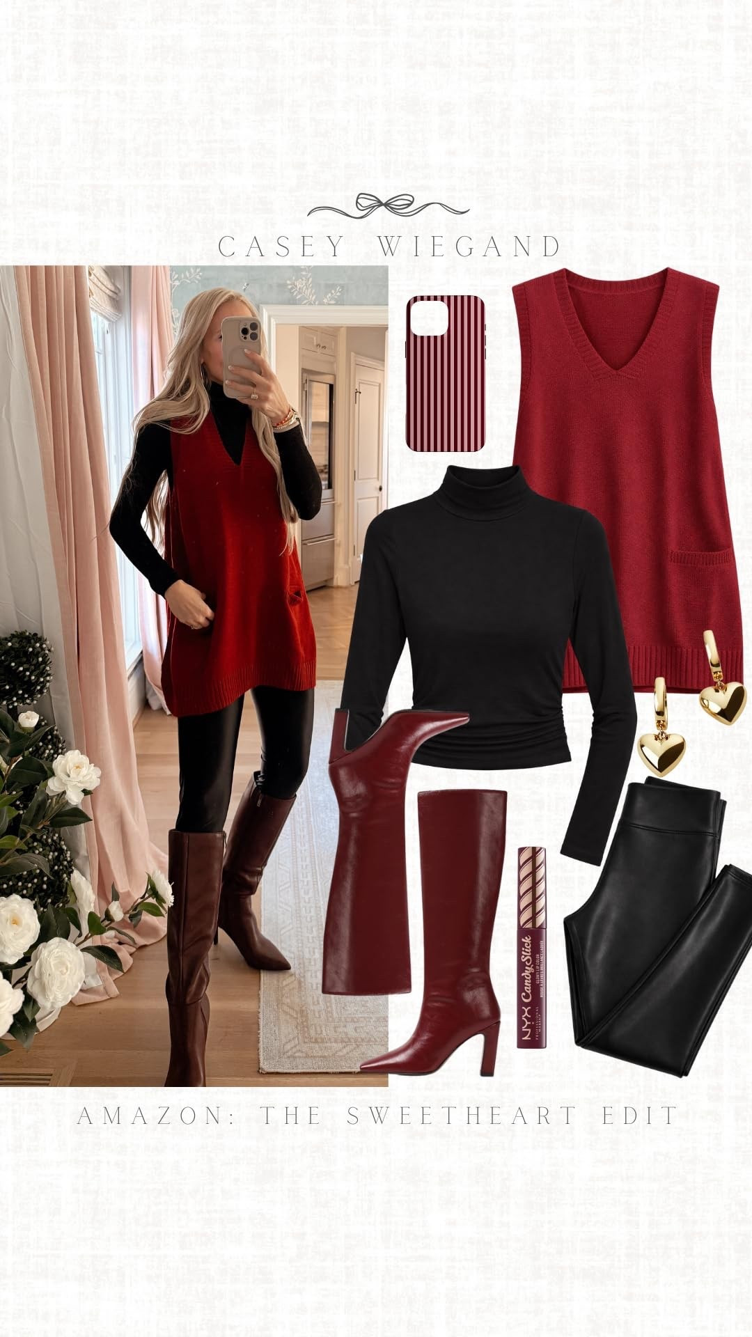 Loving my Amazon finds! Cozy sweater vest and cute boots for a stylish day out. #MyAmazonEdit

#LTKootd #LTKHoliday #LTKSeasonal