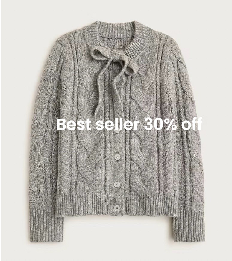 This amazing sweater can be styled multiple ways- no tie, tied in a bow, untied and loose. It’s on sale now and they have all sizes available.

#LTKootd #LTKgrwm #LTKSaleAlert