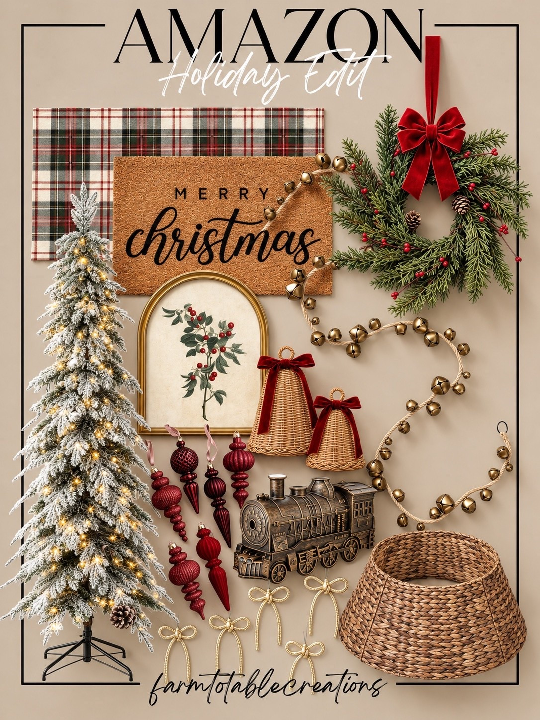 Amazon Christmas Edit 🌲✨ Velvet bows, woven bells, vintage-inspired ornaments, and the cutest train diffuser! These Amazon finds bring cozy texture and festive charm to your holiday home. Tap to shop! Affiliate links.

#LTKHoliday #LTKHome #LTKSeasonal