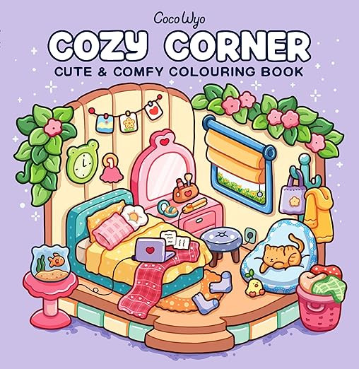 Cozy Corner: A Calm and Comforting Colouring Book for All Ages (Coco Wyo) | Amazon (UK)