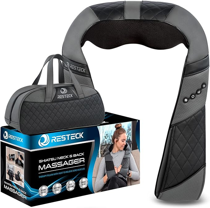 RESTECK Massagers for Neck and Back with Heat - Deep Tissue 3D Kneading Pillow, Electric Shiatsu ... | Amazon (US)