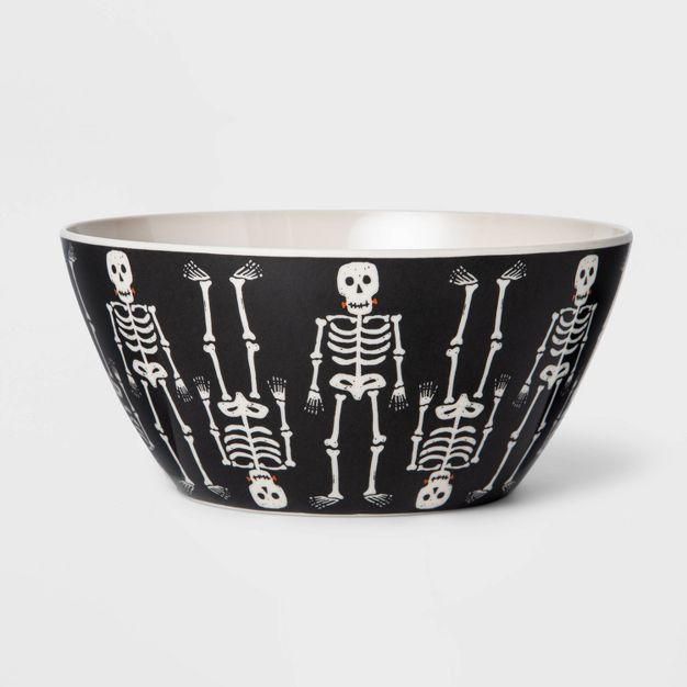 24oz Halloween Melamine Skeletons Bowl - Hyde &#38; EEK! Boutique&#8482; | Target