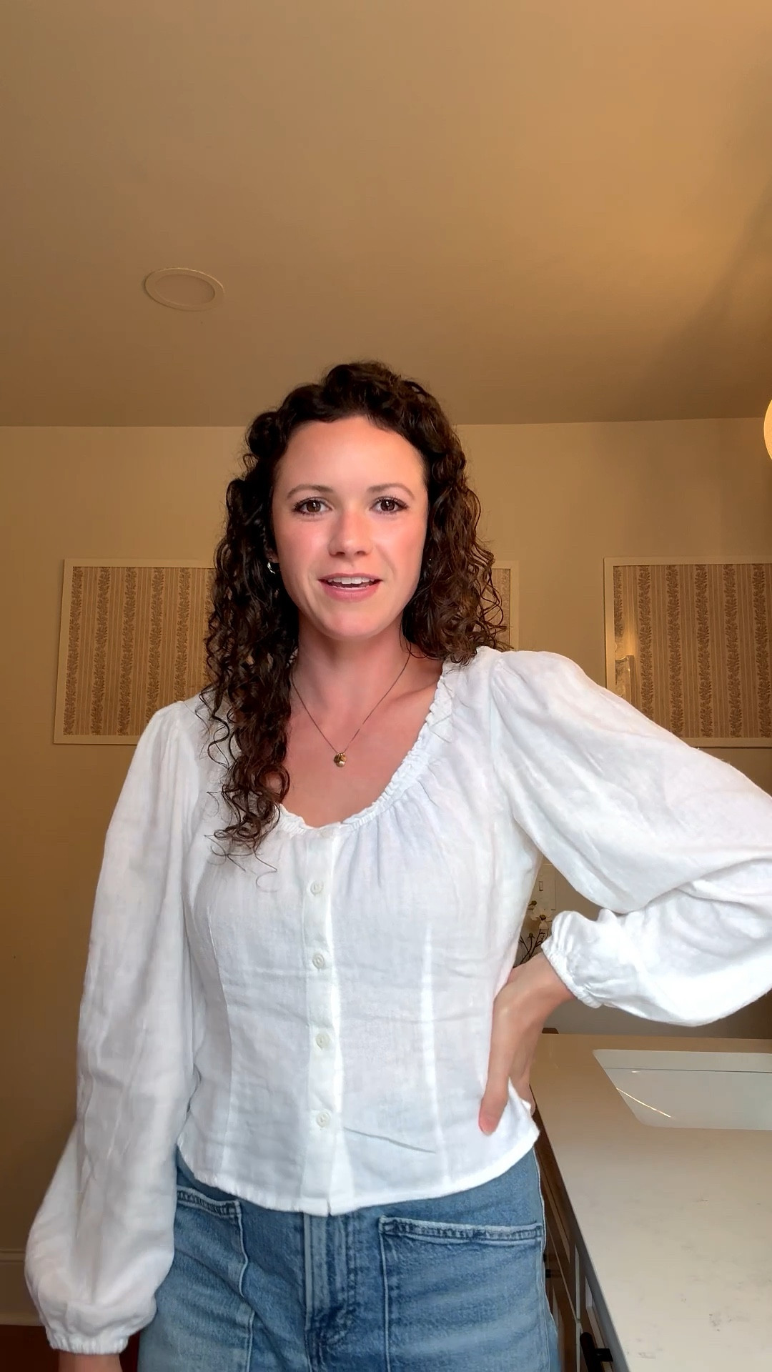 A flowy linen blouse that’s so perfect for spring NEW at Old Navy 🤩

I’m 5’7”  135lb wearing a size Small. 

#LTKSpringSale #LTKootd #LTKSeasonal