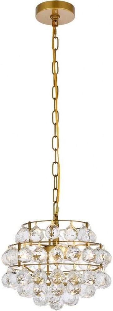 3 Light Pendant in Contemporary Style-8.5 inches Tall and 12 inches Wide-Brass Finish 390-Bel-504... | Amazon (US)