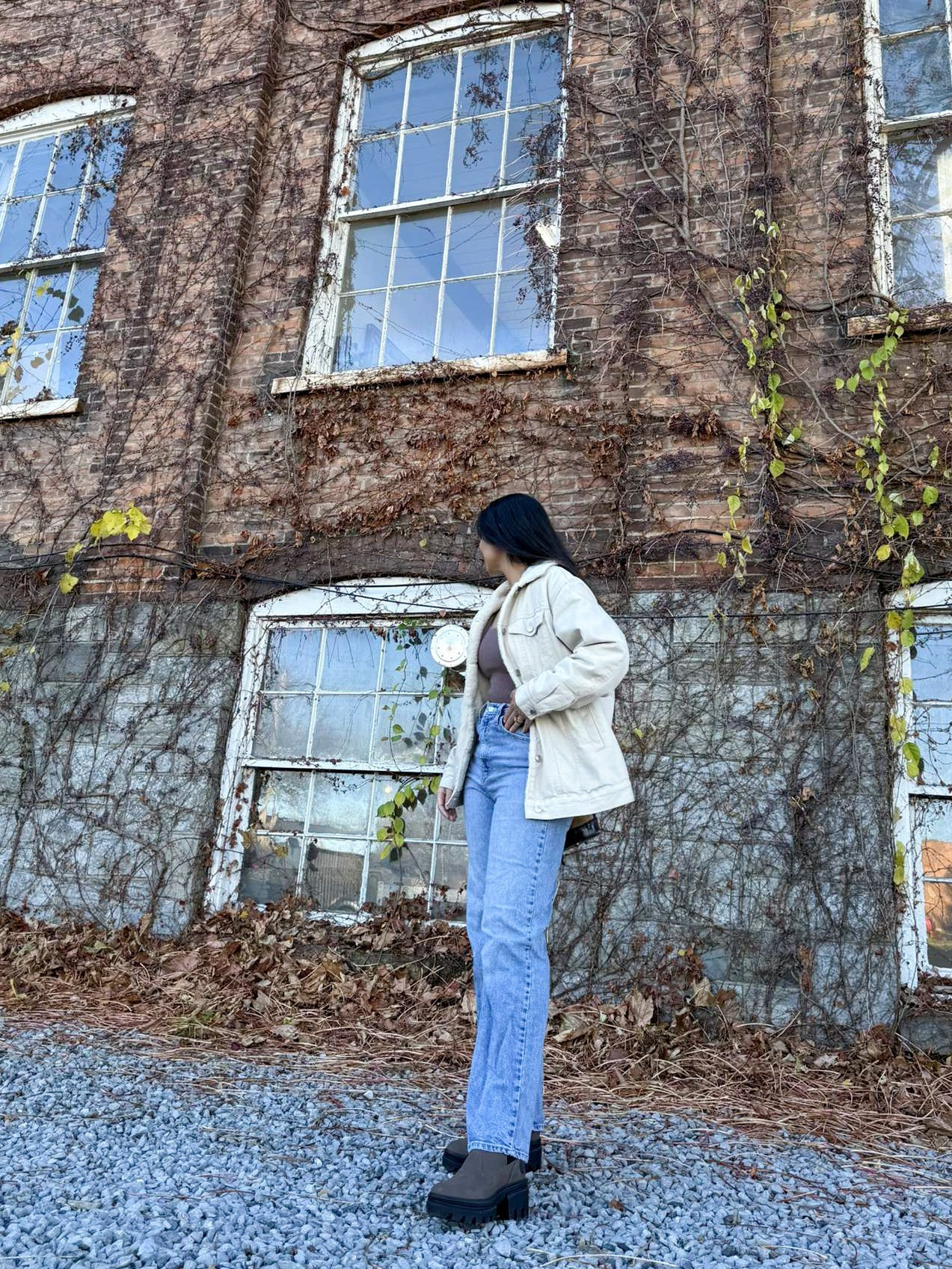 Cream shacket with a cute brown ribbed long sleeve and wide legged jeans! 

#LTKFindsUnder50 #LTKStyleTip #LTKShoeCrush