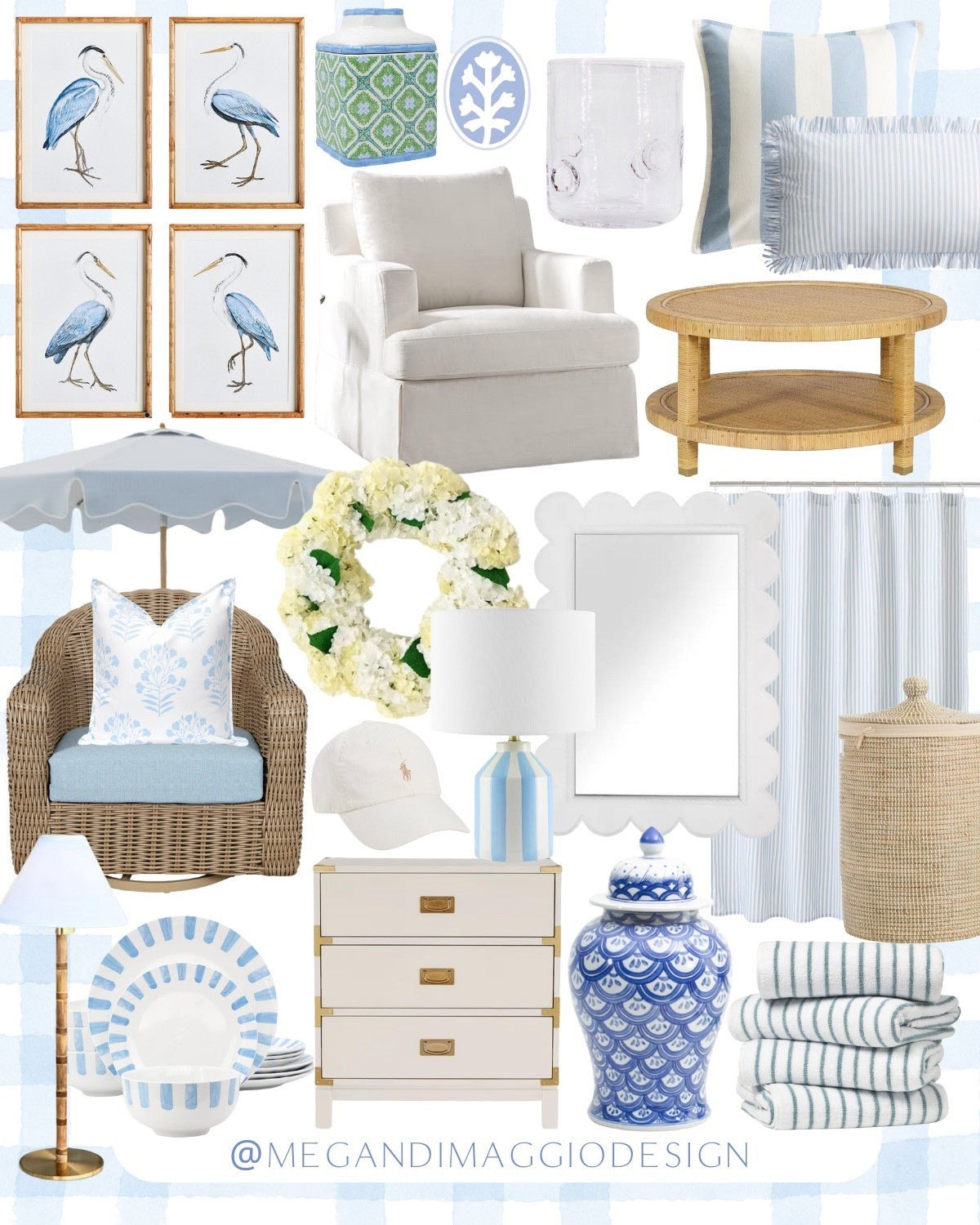 Tons of designer dupes new arrivals for the coastal home that you won’t want to miss!! Including this new slipcovered swivel chair 😍, striped towels, under $100 light blue scalloped umbrella and so much more linked!! 🙌🏻🤍

#LTKSaleAlert #LTKFindsUnder50 #LTKHome