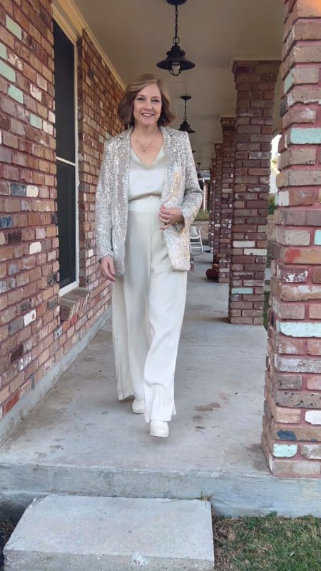 Such a comfortable and stylish outfit from Gibson Look. I wore it for my vow renewal but it will be fabulous for holiday parties too.

#LTKparties #LTKSeasonal #LTKstyletip