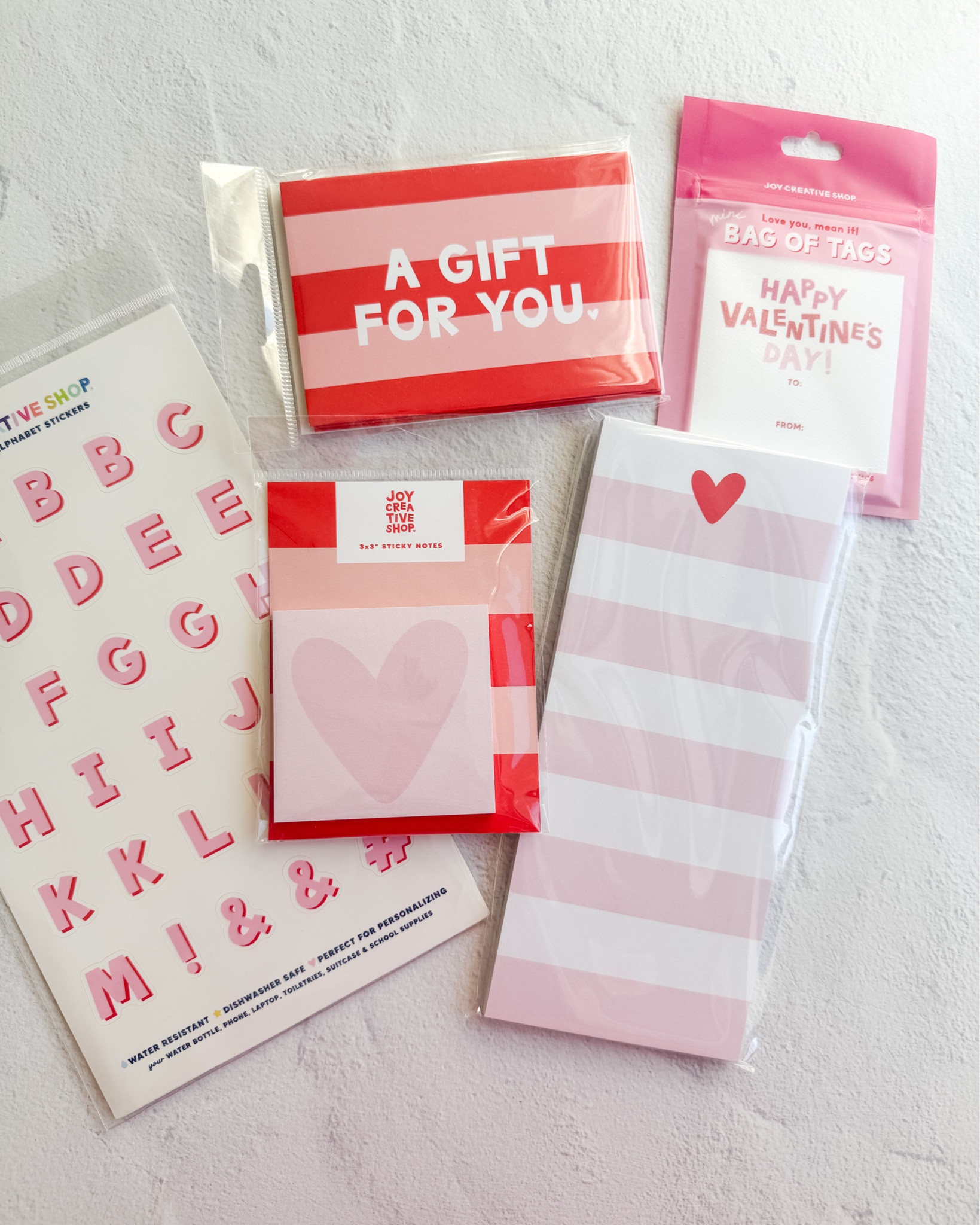 Joy Creative Shop Valentine Shop Notepads, Post Its, Giftcards
#valentinesgiftset #valentinecards 

 

#LTKSeasonal #LTKFindsUnder50 #LTKFindsUnder100