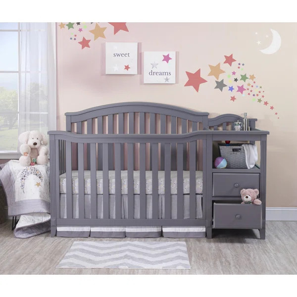 Berkley 4-in-1 Convertible Crib and Changer | Wayfair North America