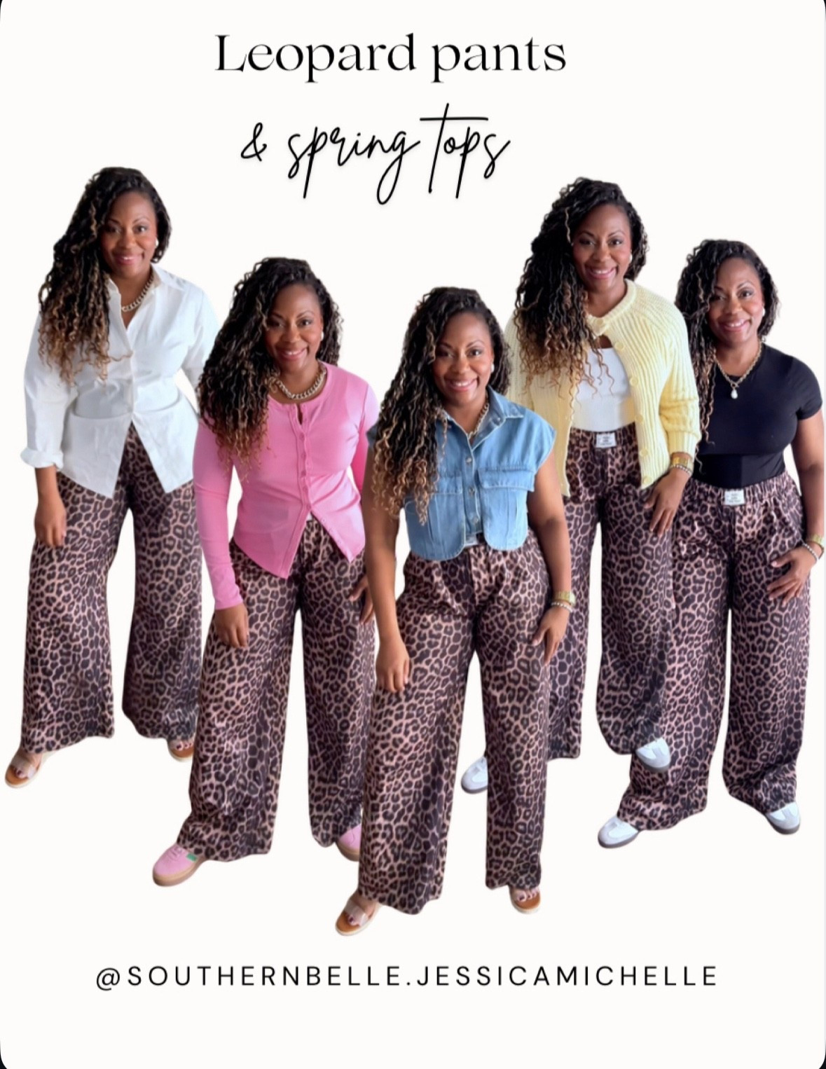 Leopard spring outfit ideas 🐆🌸🌼🤍🩵

#LTKSaleAlert
